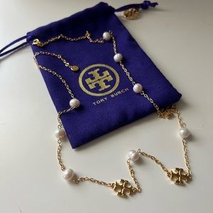 Tory Burch KIRA PEARL DELICATE NECKLACE